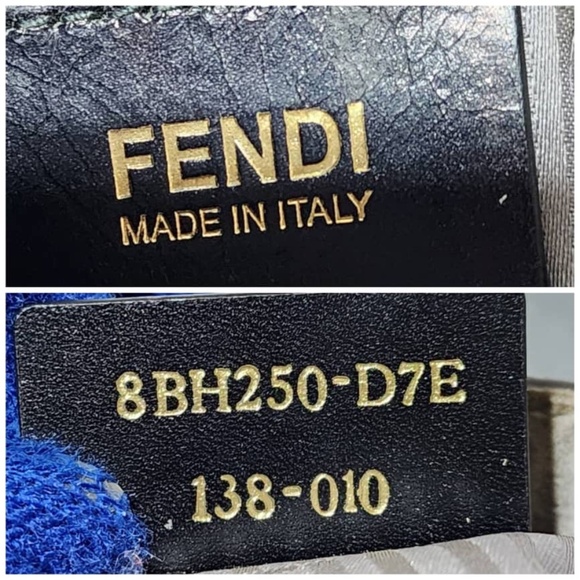 Authentic Fendi 2Jours Leather Shoulder Bag Grey - Picture 11 of 16